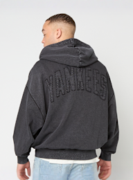 New Era, MLB Washed Fullzip Hoodie New York Yankees, black, Image 1 of 5