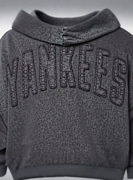 New Era, MLB Washed Fullzip Hoodie New York Yankees, black, Image 4 of 5