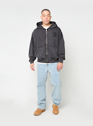 New Era, MLB Washed Fullzip Hoodie New York Yankees, black, Image 5 of 5