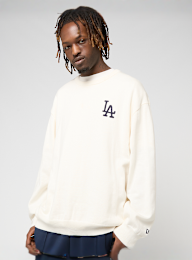 New Era, MLB Essential Knit Sweater Los Angeles Dodgers, beige, Image 1 of 5