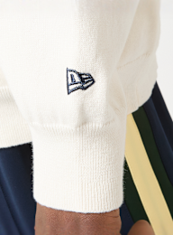 New Era, MLB Essential Knit Sweater Los Angeles Dodgers, beige, Image 4 of 5