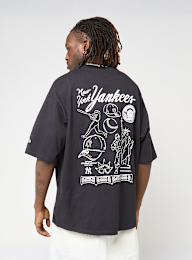 New Era, MLB Baseball Graphic Oversized Tee New York Yankees, black, Image 1 of 6