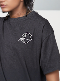 New Era, MLB Baseball Graphic Oversized Tee New York Yankees, black, Image 4 of 6