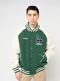 New Era, MLB Varsity Jacket Los Angeles Dodgers, green, Image 1 of 7