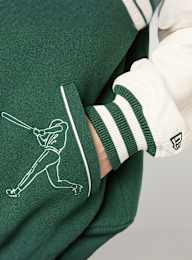 New Era, MLB Varsity Jacket Los Angeles Dodgers, green, Image 4 of 7