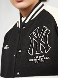 New Era, MLB Varsity Jacket Los Angeles Dodgers, black, Image 3 of 7