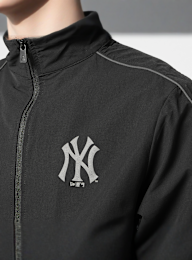 New Era, MLB Track Jacket New York Yankees, black, Image 3 of 5