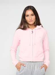 Juicy Couture, MADISON HOODIE ALMOND BLOSSOM, light pink, Image 1 of 5