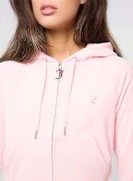 Juicy Couture, MADISON HOODIE ALMOND BLOSSOM, light pink, Image 3 of 5