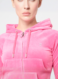 Juicy Couture, MADISON HOODIE ALMOND BLOSSOM, light pink, Image 3 of 5