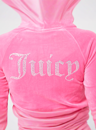 Juicy Couture, MADISON HOODIE ALMOND BLOSSOM, light pink, Image 4 of 5