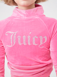 Juicy Couture, TINA TRACK PANT SILVER MARL, light pink, Image 5 of 6