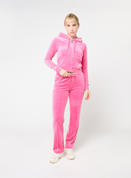 Juicy Couture, TINA TRACK PANT SILVER MARL, light pink, Image 6 of 6