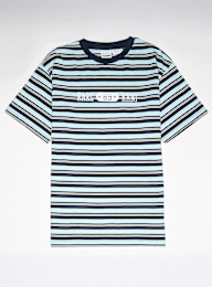 Karl Kani, Heritage 89 Stripe T-Shirt, blue, Image 1 of 3