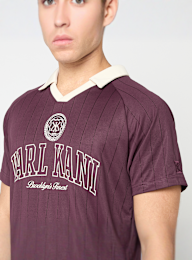 Karl Kani, Heritage Emblem Shadow Pinstripe Soccer Jersey, red, Image 3 of 4