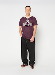 Karl Kani, Heritage Emblem Shadow Pinstripe Soccer Jersey, red, Image 4 of 4