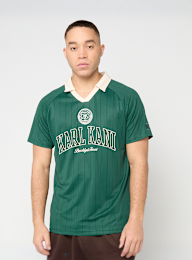 Karl Kani, Heritage Emblem Shadow Pinstripe Soccer Jersey, green, Image 1 of 4