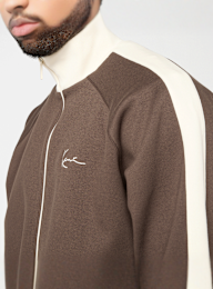 Karl Kani, Signature Sidestripe Pique Trackjacket, brown, Image 3 of 4