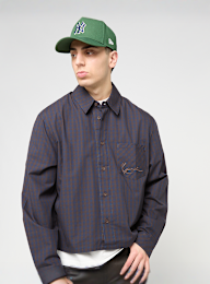 Karl Kani, Signature Check Boxy Shirt, blue, Image 1 of 4
