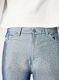 Karl Kani, OG Silver Relaxed Baggy Jeans, silver, Image 3 of 5