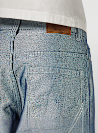 Karl Kani, OG Silver Relaxed Baggy Jeans, silver, Image 4 of 5