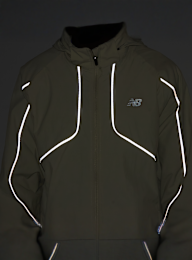 New Balance, Reflective Woven Jacket, beige, Image 5 of 7