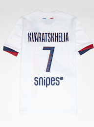 Nike, Kvaratskhelia / No. 7 / Paris Saint-Germain Nike Kids Away Stadium 2024/25, white, Image 1 of 8