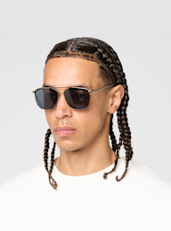 SNIPES, Round Aviator Sunglasses, black, Image 1 of 5