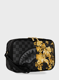 SPRAYGROUND, Gold Floral Remis Toiletry Brick, black, Image 2 of 4