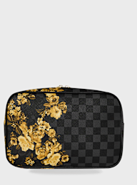 SPRAYGROUND, Gold Floral Remis Toiletry Brick, black, Image 3 of 4