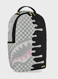 SPRAYGROUND, Cream Check Side Drip Backpack, grey, Image 2 of 8