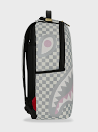 SPRAYGROUND, Cream Check Side Drip Backpack, grey, Image 3 of 8