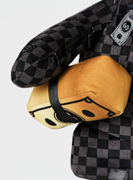 SPRAYGROUND, Gold Floral Remix Moneybear Backpack, black, Image 5 of 7