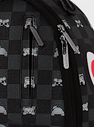 SPRAYGROUND, Gray Peeking Character Check Backpack, grey, Image 6 of 8