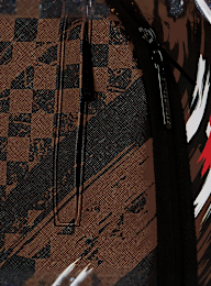 SPRAYGROUND, Smeared Grunge Backpack, brown, Image 6 of 8