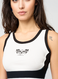 Felicious, Ribbed Tank Top, white, Image 3 of 4