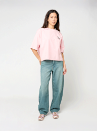 Felicious, Cropped destroyed Tee, light pink, Image 5 of 5