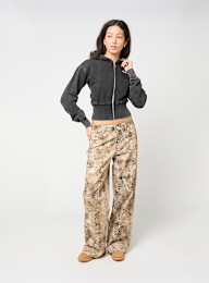 Felicious, Washed cropped Sweat Jacket, grijs, Afbeelding 4 van 4