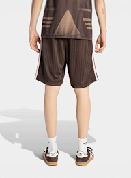 adidas Originals, Firebird Engineered Stripes Shorts, brown, Image 2 of 5