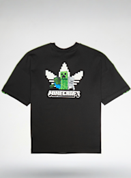 adidas Originals, GRAPHIC TEE MINECRAFT white, black, Image 1 of 5