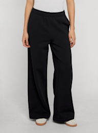 Urban Classics, Ladies Fluffy Wideleg Trackpants, black, Image 1 of 3