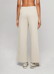 Urban Classics, Ladies Fluffy Wideleg Trackpants, beige, Image 2 of 3