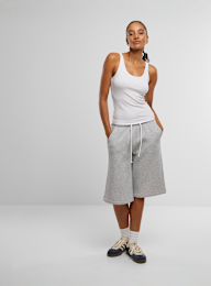Urban Classics, Ladies Sweat Jorts, grey, Image 4 of 4