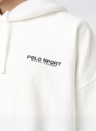 Polo Ralph Lauren, Long Sleeve Hoodie, white, Image 4 of 5