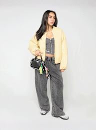 Another Cotton Lab, Another Bomber Jacket, yellow, Image 4 of 4