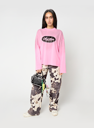 Another Cotton Lab, Another Vintage Logo Washed Longsleeve, Pink, Image 4 of 4