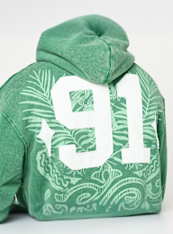 Smoke Rise, Champion Fleece Hoodie, green, Image 4 of 5
