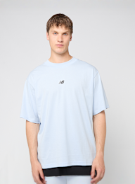New Balance, TEE-SHIRT graphite sombre/black, blue, Image 2 of 5