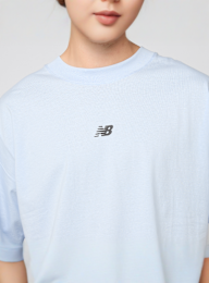 New Balance, TEE-SHIRT graphite sombre/black, blue, Image 3 of 5