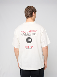 New Balance, TEE-SHIRT graphite sombre/black, beige, Image 1 of 5